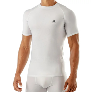 Camisas de compresión para hombre, camiseta de compresión de manga corta para correr, atletismo, gimnasio, entrenamiento, tasa de venta total 2023 - Product Image 3