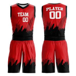 Uniformes de Baloncesto al por Mayor, Conjuntos de Camiseta y Pantalones Cortos de Baloncesto Estampados de Talla Grande para Adultos, Logotipo Personalizado, Posiciones, Entrega Rápida - Product Image 1