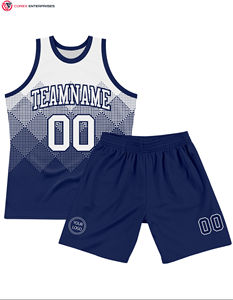 Fabrication de la meilleure qualité OEM vente en gros uniforme de basket-ball personnalisé réversible sublimé ensemble d'été - Product Image 1