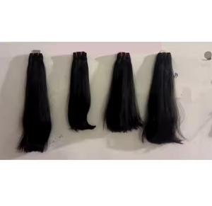 Extensiones de cabello de color crudo de trama gruesa con cabello humano Premium para versatilidad de estilo y una sensación natural liviana - Product Image 1