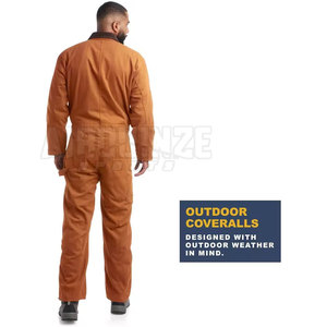 Mono ligero de algodón con cremallera para ropa de trabajo, precio al por mayor, MOQ bajo, Mono para ropa de trabajo - Product Image 6