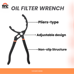 Excelente diseño Llave mecánica Material de acero al carbono Filtro de aceite Alicates Llave - Product Image 4