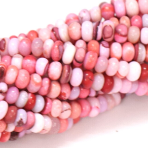 Perles de quartz arc-en-ciel rouge disco, forme ronde, lisses, 16 pouces, 7-8 mm, couleur opale, pierres précieuses simples, qualité AAA - Product Image 5