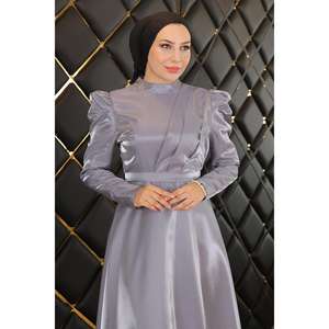 Vestido Maxi Bordado con Corsé Drapeado - Product Image 2