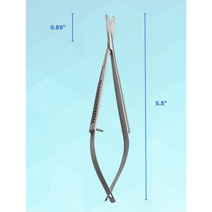 Tijeras Profesionales para Manicura con Microresorte, Cortacutículas de Acero Inoxidable para Piel Muerta, Herramienta de Belleza para Cejas y Pestañas - Product Image 6