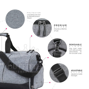 Sacs de voyage en cuir personnalisés avec votre propre logo, meilleur matériau, sacs de voyage en cuir à étiquette privée - Product Image 6