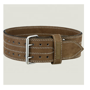 Safer exercise Power Lifting Belt for men designed with strong stitching and thick leather for reliable heavy weight sessions - Product Image 2