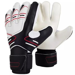 Gants de gardien de but de football en cuir personnalisés de haute qualité, confortables, avec protection des mains et design à doigts roulés - Unisexe - Product Image 3