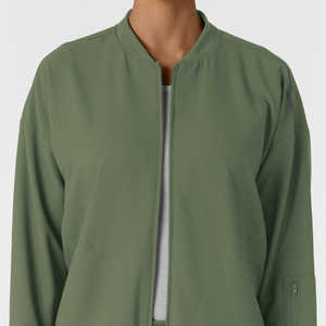 Veste de gommage médicale écologique personnalisée uniforme hospitalier avec vestes de gommage d'allaitement en spandex extensible - Product Image 4