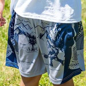 Short de crosse personnalisé unisexe vêtements de sport coulissants rembourrés pour adultes avec technologie de sublimation de performance améliorée style unisexe - Product Image 3