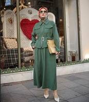 Tenue modeste pour femmes musulmanes, ensemble deux pièces, haut et pantalon, fabriqué en Turquie