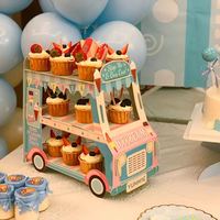 Vendita al dettaglio personalizzato POS espositore in carta portatile Mini cartone ondulato in cartone per dolci caramelle Mini Pallet Display
