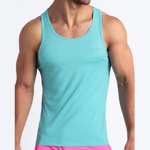 Drop Cut Ligero Transpirable Hombres Custom Stringers Gym Running Tank Top Cool Stringers - Product Image 4