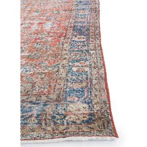 Alfombras de Lana Anudadas a Mano de Gran Tamaño, Diseño de Medallón Rojo y Naranja, para Sala de Estar o Pasillo - Pae-2371 - Product Image 4