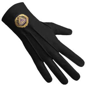 Passé Grand Maître Bleu Lodge Gants Pur Coton Avec Écusson Noir Maçonnique Regalia Vente en Gros Accessoires Personnalisés Fournisseur - Product Image 3