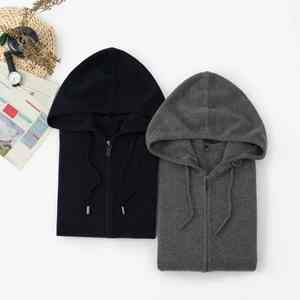 Personalizado Hombres Cachemira Sudaderas Con Capucha Suéter Invierno Manga Larga Lana Con Capucha - Product Image 5