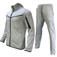 Ensembles de survêtements d'hiver pour hommes grandes tailles, entièrement personnalisables, de haute qualité, respirants, extensibles dans les quatre sens, pour le jogging, par sublimation