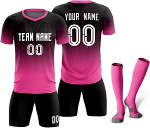 Uniforme de fútbol Etiqueta personalizada moda caliente Diseño profesional Demanda de clientes de moda para uniforme de fútbol Nombre del equipo Número Logo - Product Image 6