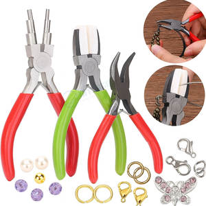 Alicates de Punta Curva Premium para Joyería, Doblado de Alambre, Trabajos Artesanales, Herramienta de Metal de Acero Inoxidable Profesional con Punta de Precisión - Product Image 4