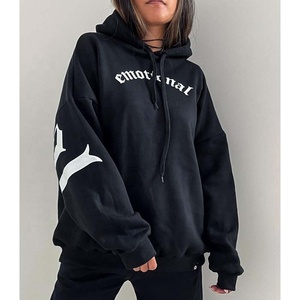 Vente en gros de sweat-shirts et de sweats à capuche pour femmes, à manches longues, imprimés et surdimensionnés - Product Image 2