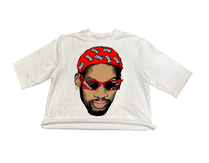 Custom Screen Printed Streetwear Drop Shoulders <b>loose</b> fit Vintage Graphic 100% Cotton Acid Wash Y2k <b>Cropped</b> <b>T</b>-<b>Shirt</b> for men - Product Image 5