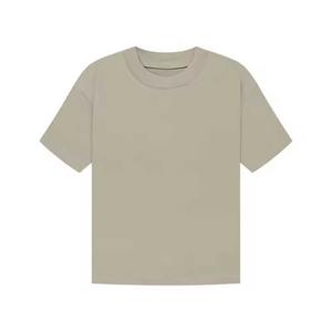 Camisetas personalizadas de calidad superior para hombre, diseño transpirable de peso pesado liso en blanco, camiseta de ajuste Regular de Color sólido para hombre - Product Image 2