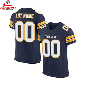 Maillot de football américain Chemises pour hommes Chemises et hauts à numéros personnalisés Maillots de football Mesh Sports Cricket Jersey t Shirt - Product Image 2