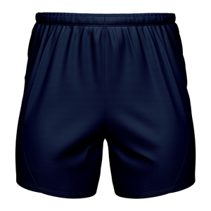 Shorts de sport décontractés pour hommes, noirs, unis, écologiques, anti-UV, imperméables, séchage rapide, taille mi-haute avec cordon de serrage - Product Image 4