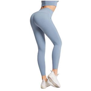 Leggings sans couture pour femmes, taille haute, extensible dans les quatre sens, en spandex/nylon, pour la salle de sport, le fitness, la course à pied, le yoga - Product Image 6