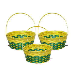 ตะกร้าอีสเตอร์ที่เป็นมิตรกับสิ่งแวดล้อมของผลิตภัณฑ์ชั้นนำ: เสน่ห์ของไม้ไผ่ทอมือเหนือกาลเวลาในราคาที่ดี - Product Image 1