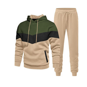 Conjunto de Pantalones Deportivos Unisex 2026 Hechos a Medida, Chándales de Algodón con Forro Polar Estampado con Sudadera con Capucha, Traje Deportivo de Invierno, Piezas en Blanco - Product Image 3