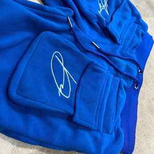 Chándal de lana holgado ajustado con logotipo bordado para hombre, chándal informal a la moda para adultos, chándal barato para correr, chándal para hombre a la venta - Product Image 4