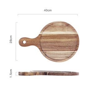 Plato de pizza de madera ecológico de la mejor calidad para uso doméstico y en la cocina para venta al por mayor de nuevo aspecto - Product Image 5