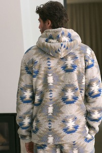 Sudaderas con capucha de lana 2024 Invierno Azul Marino cálido pulóver chaqueta al aire libre ropa de trabajo de gran tamaño prendas de vestir térmicas - Product Image 5