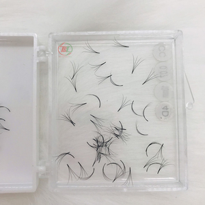 Extensiones de Pestañas de Volumen, Pelo Sintético Hecho a Mano de Alta Calidad, Pestañas Postizas Naturales Largas, Multigruesas 0.07mm, Curvatura C/D - Product Image 2