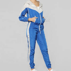 Conjunto cortavientos con cremallera para mujer diseño personalizado conjunto cortavientos de peso ligero conjunto cortavientos de invierno - Product Image 3