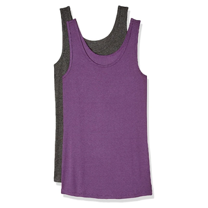 High Quality Women's Slim-Fit Tank <b>Top</b> Breathable Cotton Polyester <b>Vest</b> Shirt Quick Dry Color Options - Product Image 2