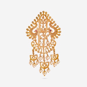 Broche de Pelo de Circonita 185640, Ideal para Bodas, Chapado en Cobre, con Cristales, Esmalte, Diamantes de Imitación y Perlas de Plástico, para Regalos - Product Image 4