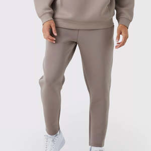 Producto de tendencia 100% algodón peso pesado 280-300 GSM pulóver Sudadera con capucha y pantalón Jogging chándal para hombres - Product Image 6