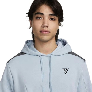 เสื้อฮู้ดผู้ชายระบายอากาศได้ดีเยี่ยมทำจากวัสดุที่ดีที่สุดสำหรับผู้ชายเสื้อฮู้ดแขนยาวแบบผูกเชือกเสื้อสวมหัวทรงสลิมฟิต - Product Image 1