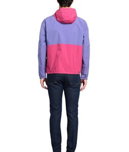 Chaqueta Cortavientos Personalizada de Talla Grande, 100% Poliéster y Nailon, con Bloques de Color, Impermeable, Transpirable, con Capucha, Informal, para Exteriores - Product Image 2