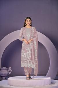 Material de vestido de Georgette de imitación pesado de excelente calidad para fiestas y eventos formales disponibles a un precio asequible - Product Image 5