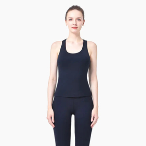Camiseta Deportiva de Algodón para Mujer, Premium OEM, Transpirable, de Secado Rápido, Ecológica, Ligera, para Fitness, Yoga y Entrenamiento, sin Mangas - Product Image 1