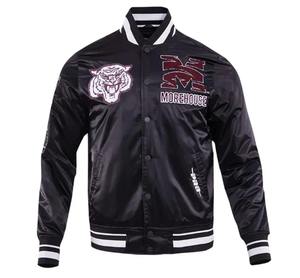 Chaqueta de béisbol de satén de moda Ligero Transpirable Personalización completa y precios a granel - Product Image 5