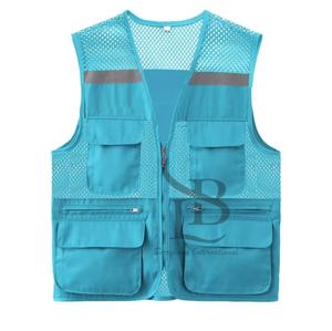 Gilet de sécurité réfléchissant haute visibilité avec poches et gilet de sécurité à fermeture éclair Vêtements unisexes Gilet réfléchissant de sécurité Vêtements de travail - Product Image 5