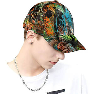 Wholesale 2024 Unique Style Unisex Adjustable Cotton Customized Panel Fitted Plain Baseball Cap Hats With Custom Embroidery <b>Log</b> - Product Image 1
