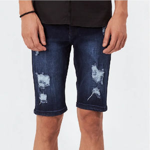 กางเกงขาสั้นแฟชั่นสำหรับผู้ชายกางเกงขาสั้นผ้ายีนส์ทรงหลวมแนวสตรีทกางเกงขาสั้นวินเทจสำหรับใส่ทำงานดีไซน์ล่าสุดสำหรับฤดูร้อน - Product Image 6