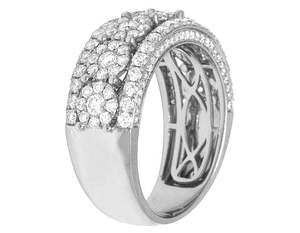 925 plata esterlina chapada en oro Hip Hop joyería nuevo estilo VVS Moissanite anillo de diamante para hombres - Product Image 4