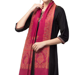 พร้อมส่ง ผ้าพันคอแคชเมียร์ 100% ลายใบไม้ กันลม ป้องกันแบคทีเรีย สำหรับผู้หญิง ขายส่ง ราคาถูก สำหรับฤดูหนาว - Product Image 4