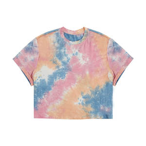 Stylish Cropped T-Shirt With Basic Design For Daily Outfits Short Sleeve Crew Neck <b>Crop</b> <b>Top</b> T-Shirt With Fashion Fit - Product Image 5